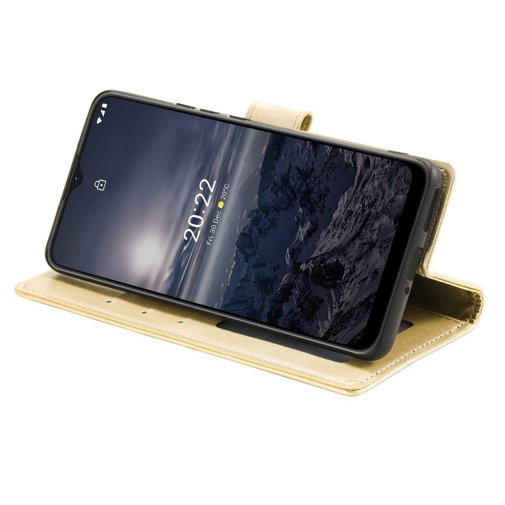 Hülle für Nokia G21/G11 Handyhülle Flip Case Cover Schutzhülle Etui Mandala Gold