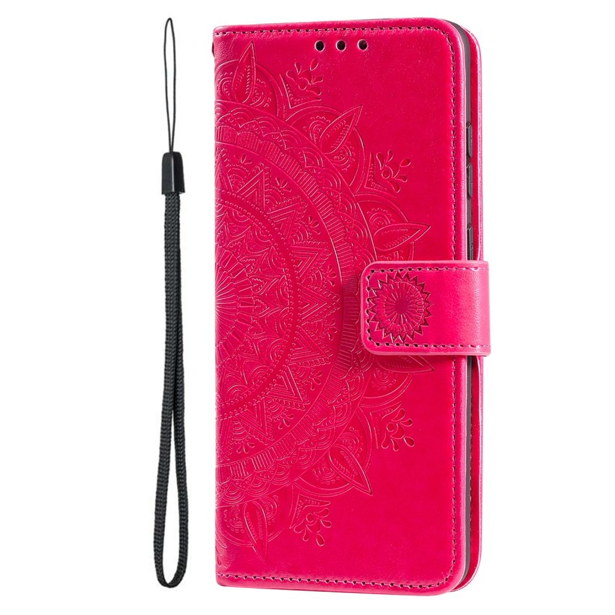 Hülle für OnePlus 10 Pro 5G Handyhülle Flip Case Cover Etui Mandala Pink