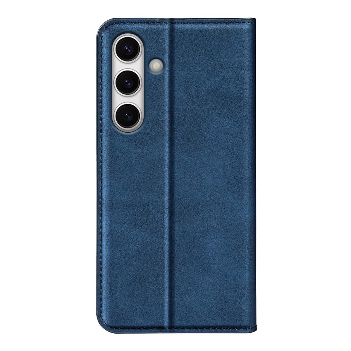 Hülle für Samsung Galaxy S24 FE Handyhülle Flip Case Cover Schutz Tasche Blau