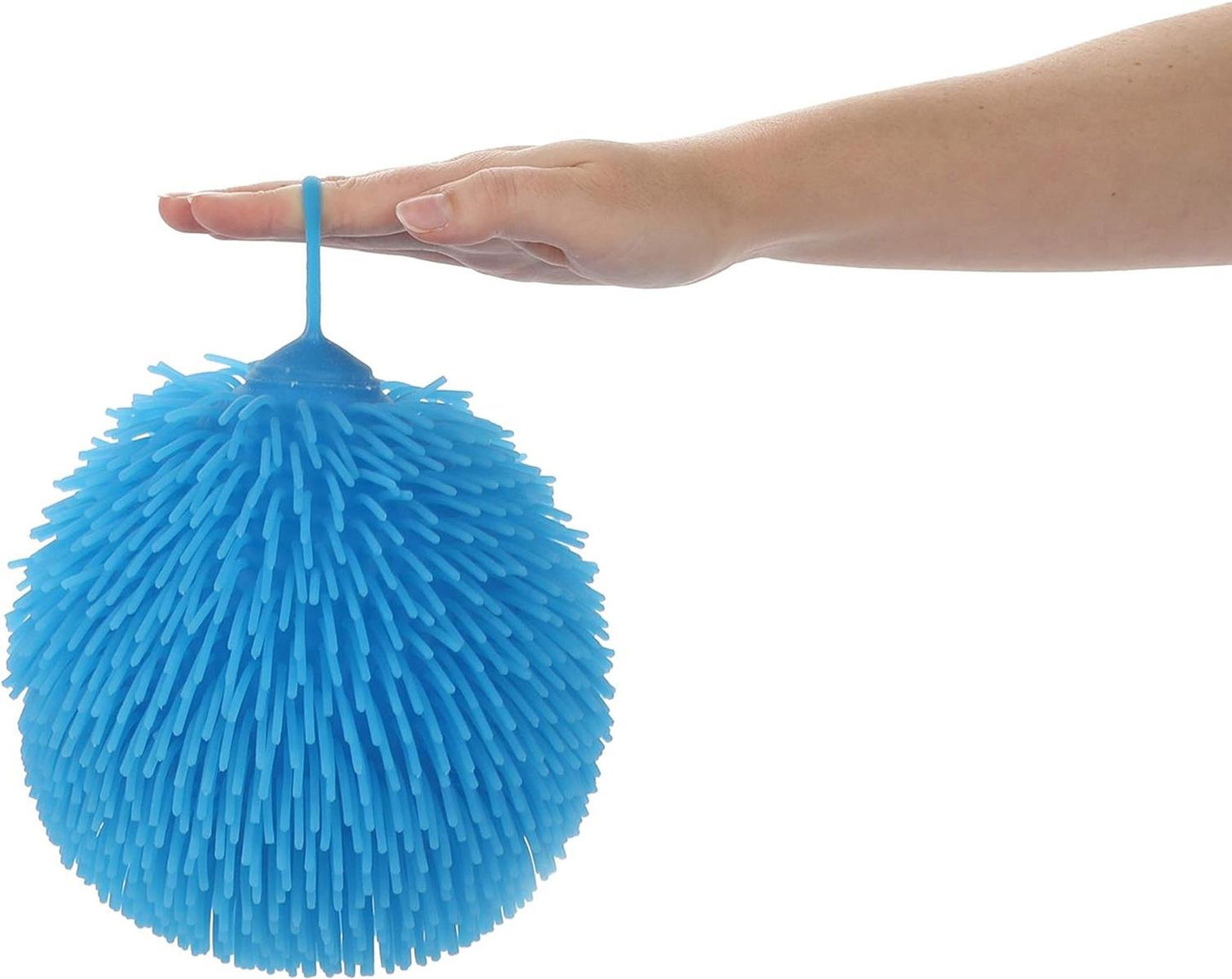 Toi-Toys Pufferz Pufferball für Kinder Knautschball Spielball für Wurfspiele Blau