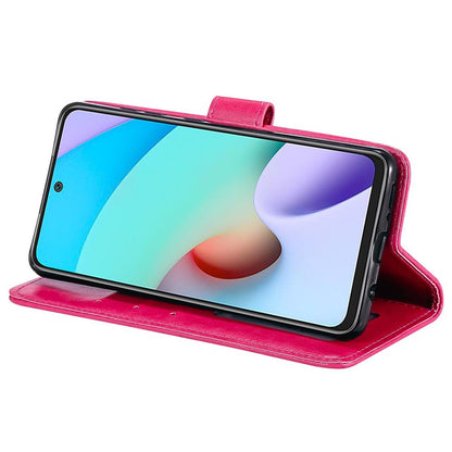 Hülle für Xiaomi Redmi 10/10 Prime Handy Tasche Flip Case Cover Mandala Pink