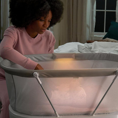 Fisher-Price GXL76 - Premium Babybett mit Smart Connect - Einstellbares Babybettchen