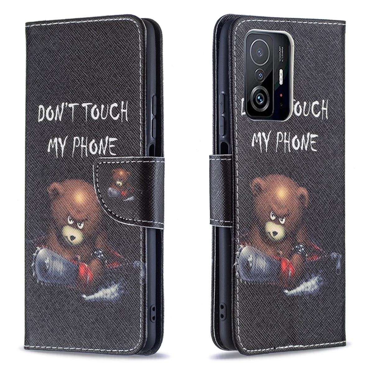 Hülle für Xiaomi 11T 5G / 11T Pro Handyhülle Flip Case Cover Tasche Motiv Bär