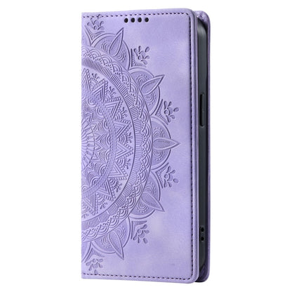 Hülle für Apple iPhone 16e Handyhülle Flip Case Cover Tasche Etui Mandala Lila