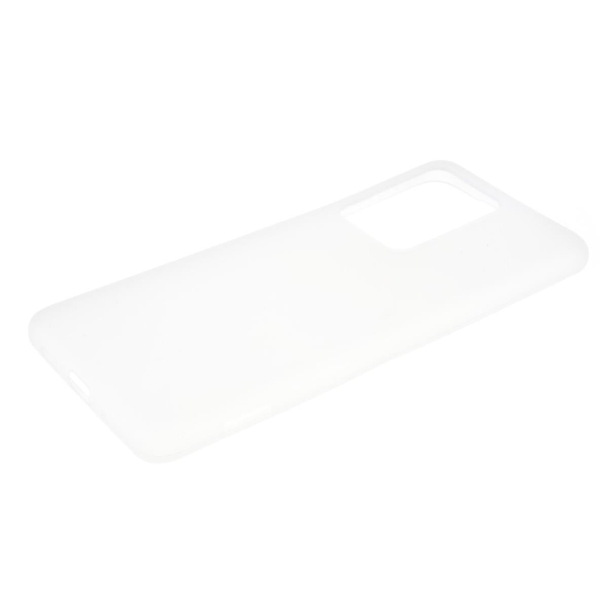 Hülle für Xiaomi Redmi 10/10 Prime Handyhülle Silikon Case Cover Etui Matt Weiß