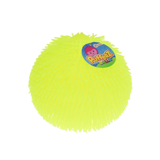 Toi-Toys Pufferz Pufferball für Kinder Knautschball Spielball für Wurfspiele Gelb