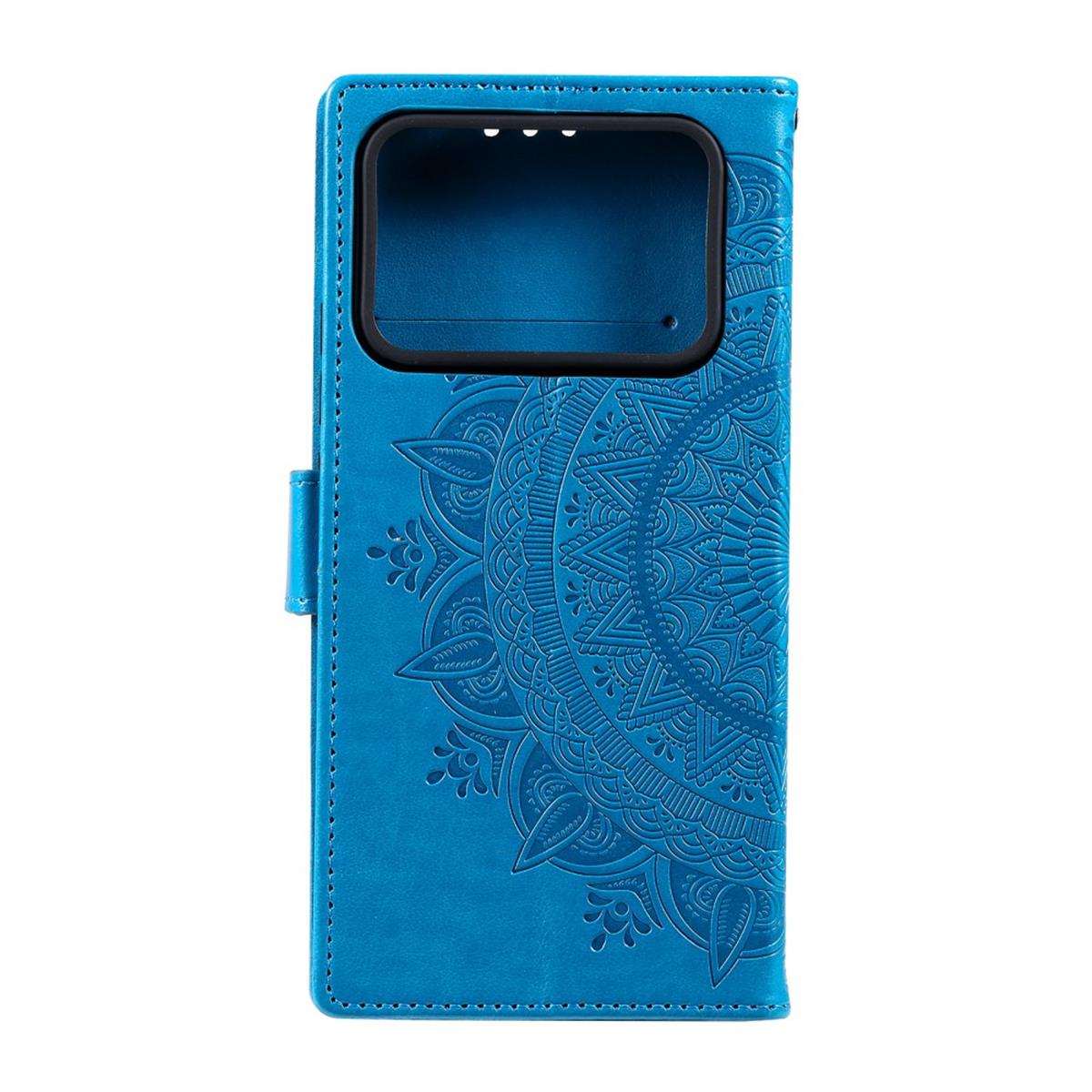 Hülle für Xiaomi Mi 11 Ultra Handyhülle Flip Case Cover Schutzhülle Mandala Blau