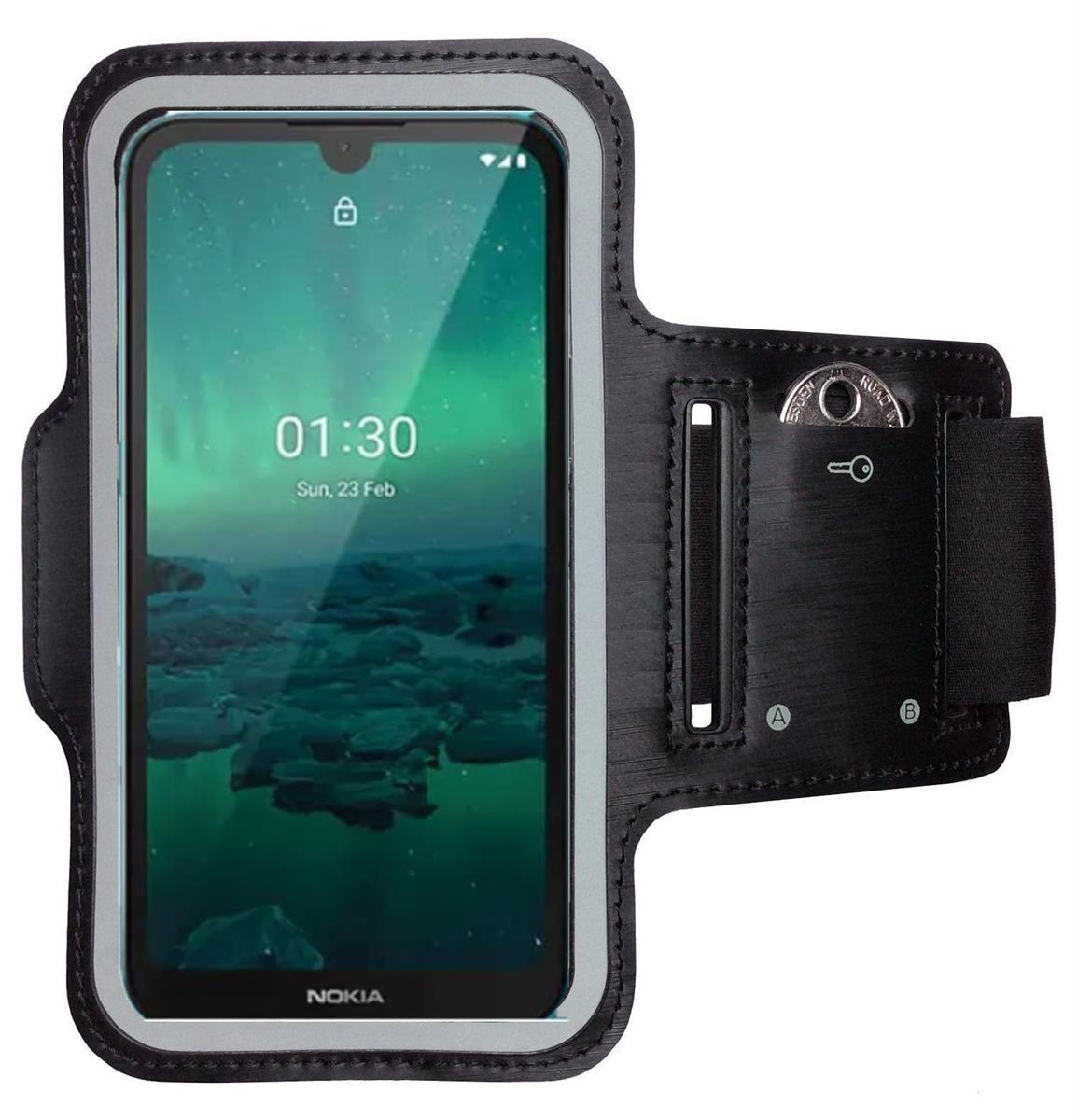 Armband für Nokia 1.3 Sportarmband Handy Tasche Fitness Jogging Handyhülle