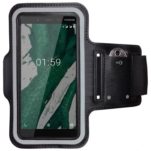 Armband für Nokia 1 Plus Sportarmband Handy Tasche Fitness Jogging Handyhülle