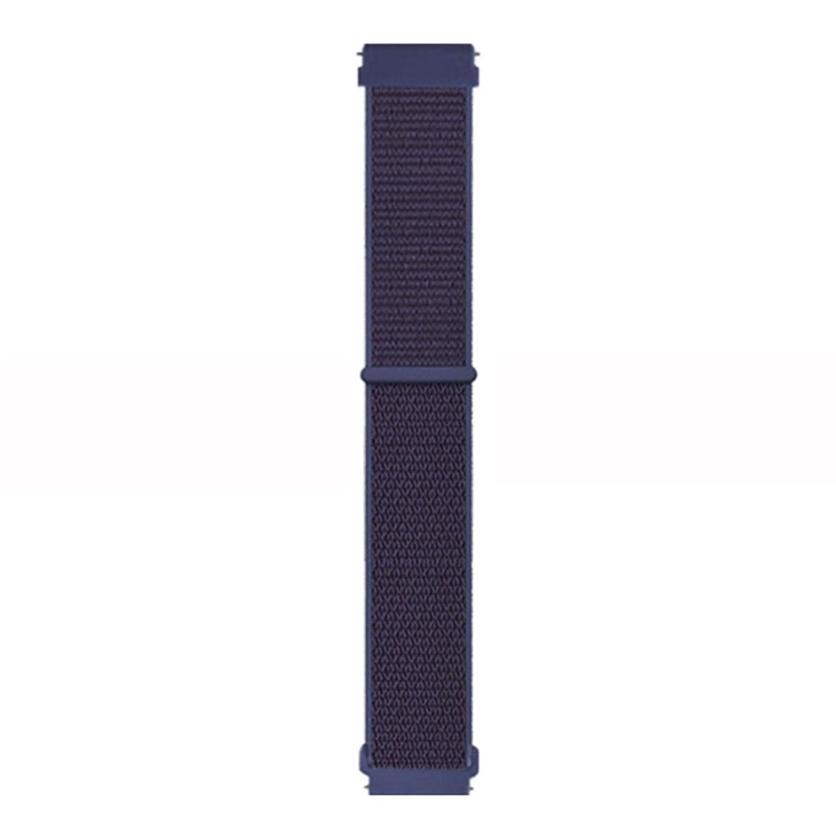 Armband für Samsung Galaxy Watch 3/1/Gear2/S3 Strap Watchband Nylon 22mm Blau