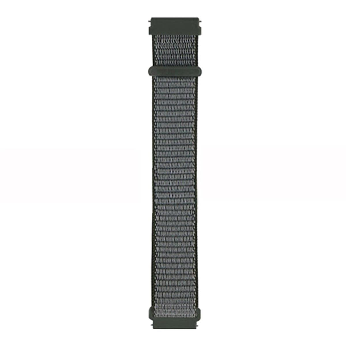 Armband für Samsung Galaxy Watch 3/1/Gear2/S3 Strap Watchband Nylon 22mm Grau