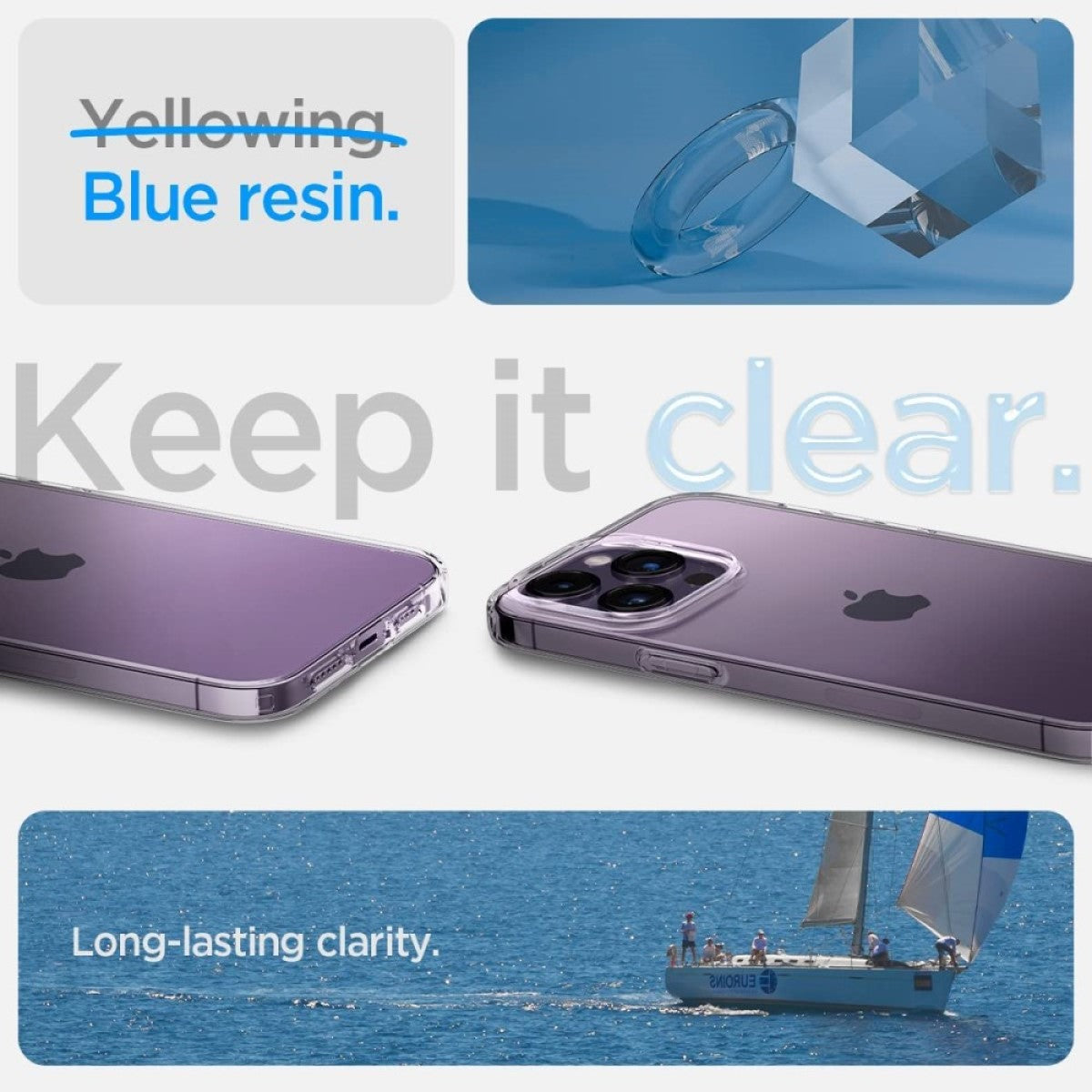 Coque pour Apple iPhone 15 Pro coque de protection silicone transparente - CoverKingz