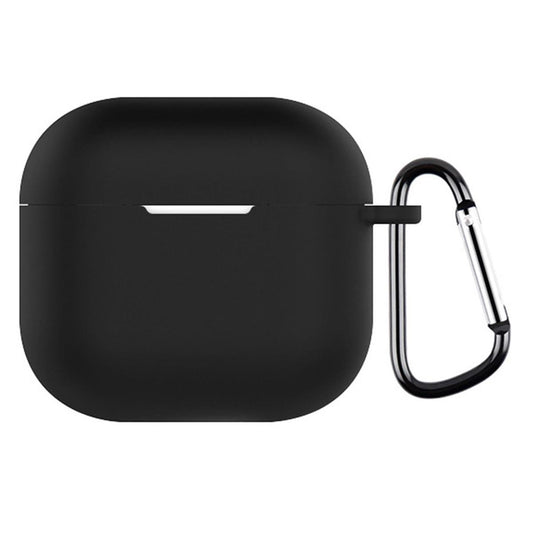 Hülle für Apple AirPods 4 Silikon Case Cover Bumper Tasche Schutzhülle Schwarz