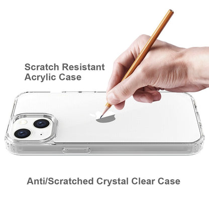 Hülle für Apple iPhone 14 Handyhülle Tasche Hybrid Case Schutzhülle Cover Klar