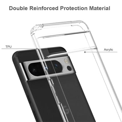 Hülle für Google Pixel 8 Pro Handyhülle Tasche Hybrid Case Schutzhülle Cover Klar
