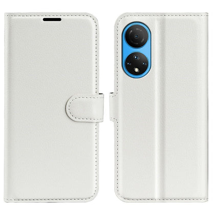 Hülle für Honor X7 Handyhülle Flip Case Schutzhülle Cover Tasche Handy Etui Weiß