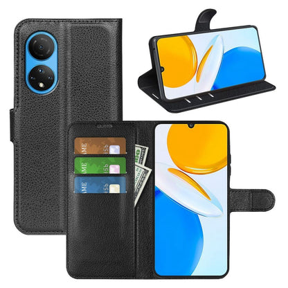 Hülle für Honor X7 Handyhülle Flip Case Schutzhülle Cover Tasche Handy Schwarz