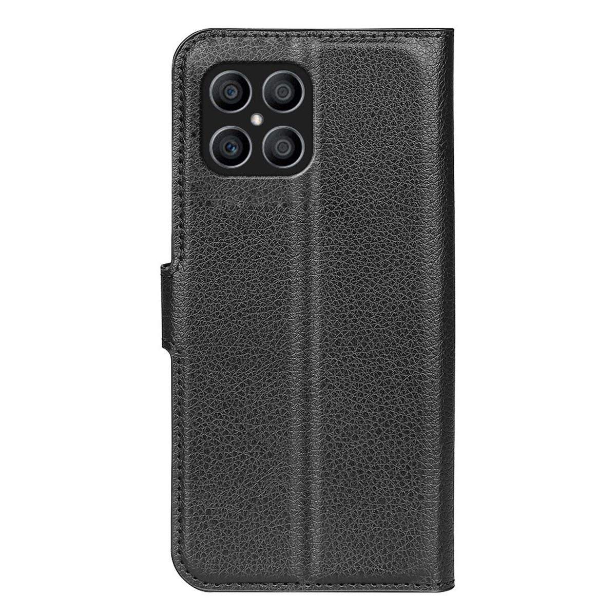 Hülle für Honor X8 Handyhülle Flip Case Schutzhülle Cover Tasche Etui Schwarz