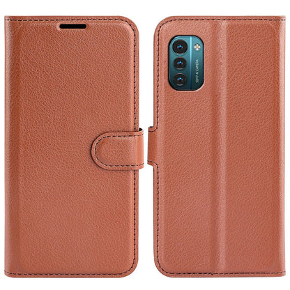 Hülle für Nokia G21/G11 Handyhülle Flip Case Schutzhülle Cover Tasche Etui Braun