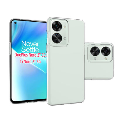Hülle für OnePlus Nord 2T 5G Handyhülle Silikon Cover Case Bumper klar