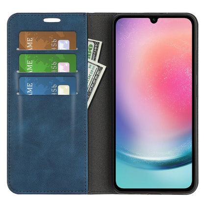 Hülle für Samsung Galaxy A16 5G Handyhülle Flip Case Cover Schutz Tasche Blau