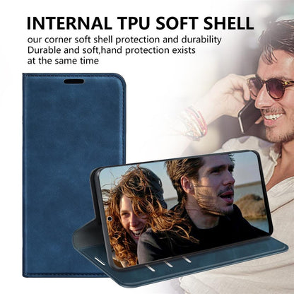 Hülle für Samsung Galaxy A16 5G Handyhülle Flip Case Cover Schutz Tasche Blau
