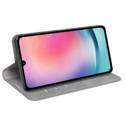 Hülle für Samsung Galaxy A16 5G Handyhülle Flip Case Cover Schutz Tasche Grau