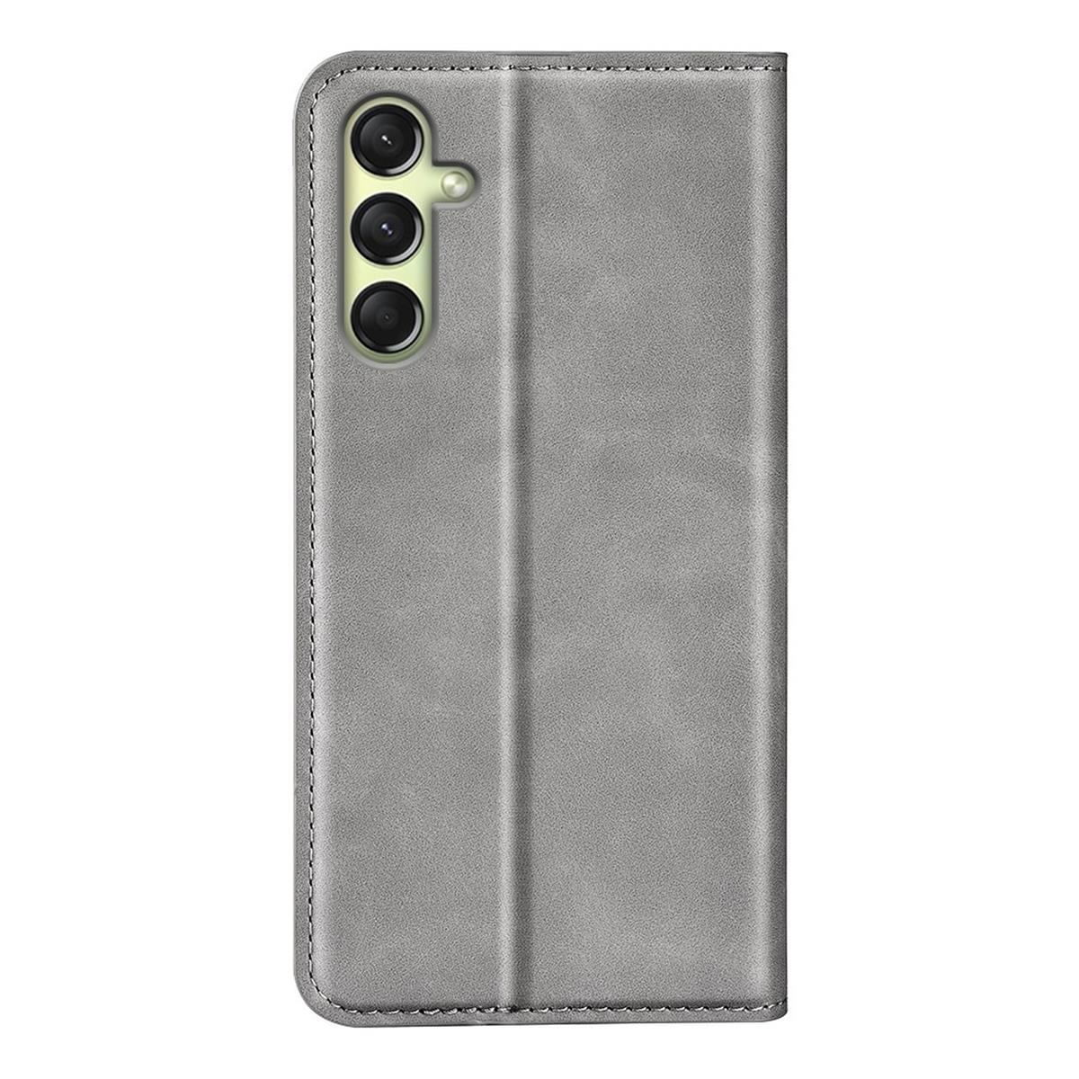 Hülle für Samsung Galaxy A16 5G Handyhülle Flip Case Cover Schutz Tasche Grau