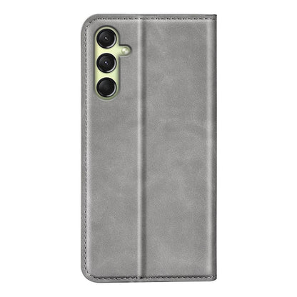 Hülle für Samsung Galaxy A16 5G Handyhülle Flip Case Cover Schutz Tasche Grau