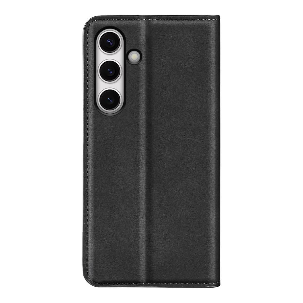 Hülle für Samsung Galaxy S24 FE Handyhülle Flip Case Cover Schutz Tasche Schwarz