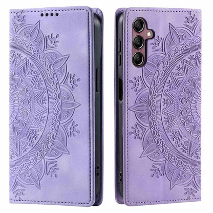 Hülle für Samsung Galaxy S25+ Handyhülle Flip Case Cover Tasche Etui Mandala Lila