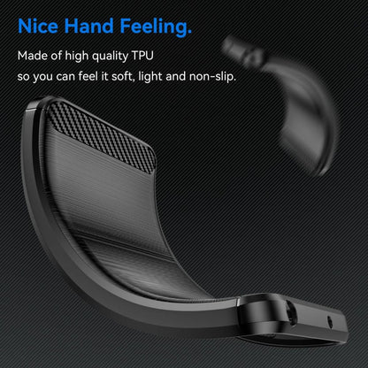 Hülle für Sony Xperia 10 IV Handyhülle Silikon Case Cover Bumper Carbonfarben