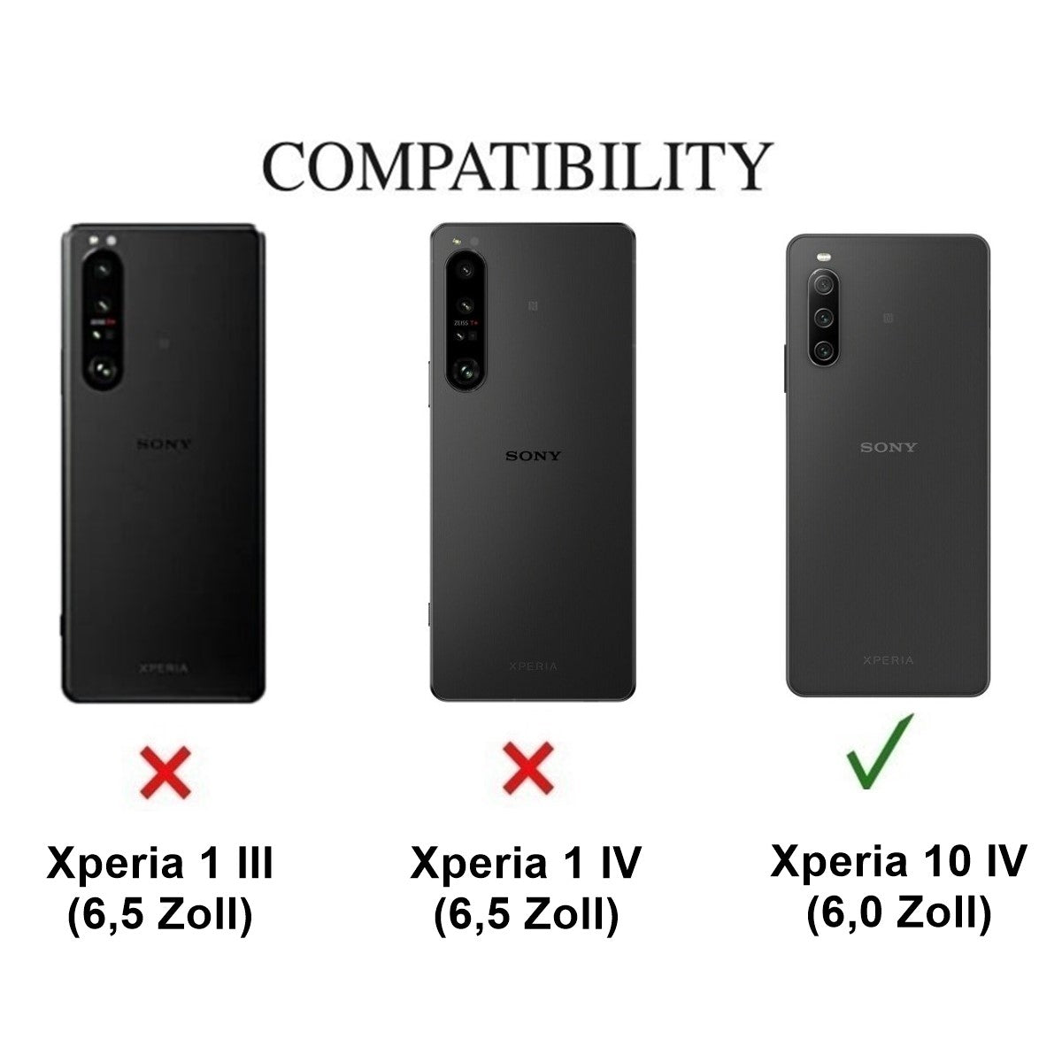 Hülle für Sony Xperia 10 IV Handyhülle Silikon Case Cover Bumper Carbonfarben