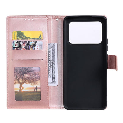 Hülle für Xiaomi Mi 11 Ultra Handy Tasche Flip Case Cover Etui Mandala Rosegold
