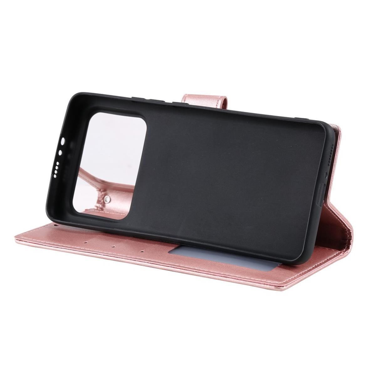 Hülle für Xiaomi Mi 11 Ultra Handy Tasche Flip Case Cover Etui Mandala Rosegold