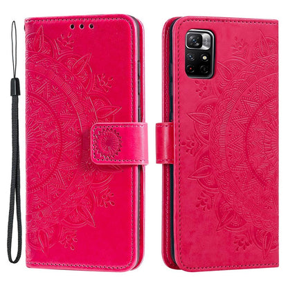 Hülle für Xiaomi Poco M4 Pro 5G/Redmi Note 11S 5G Handy Flip Case Mandala Pink