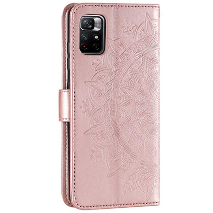 Hülle für Xiaomi Poco M4 Pro 5G/Redmi Note 11S 5G Handy Flip Case Mandala Rose