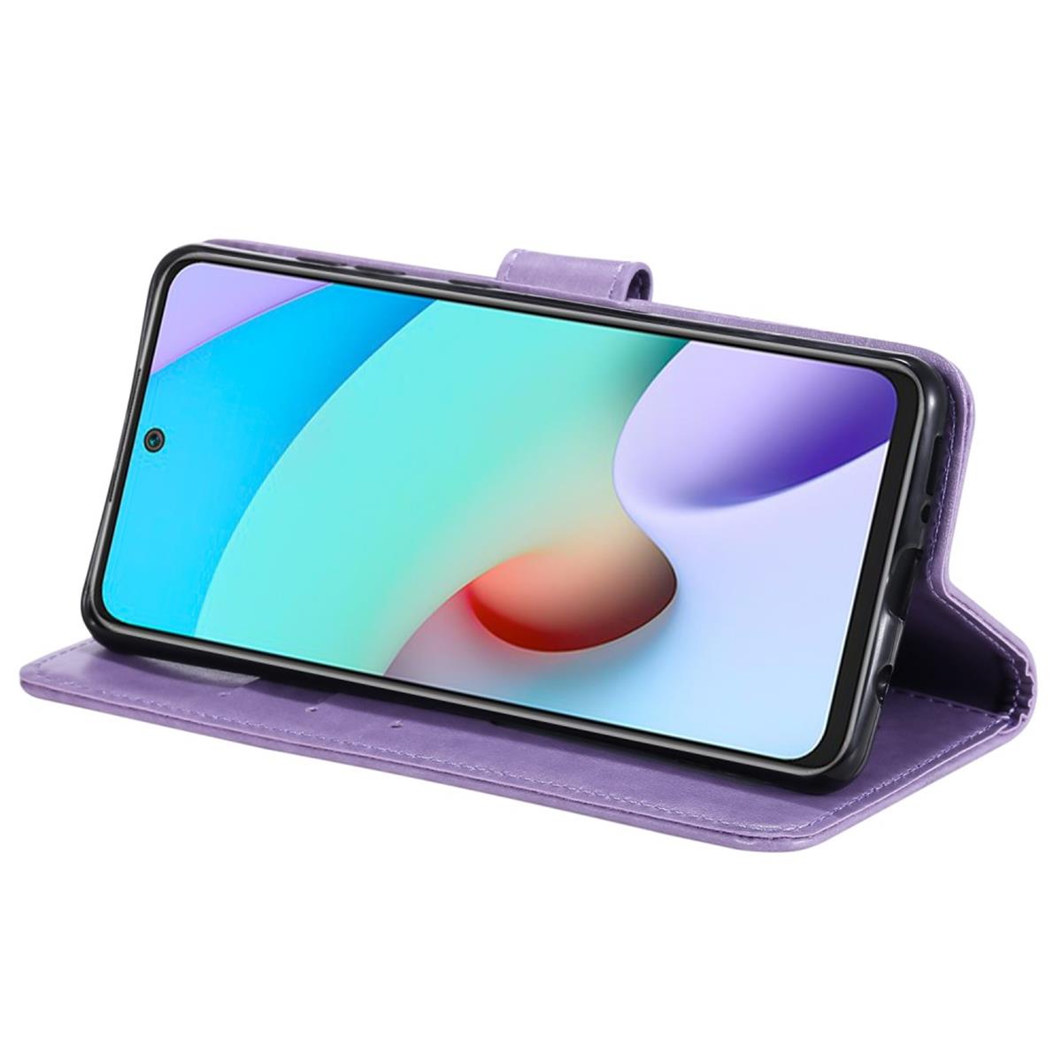 Hülle für Xiaomi Poco M4 Pro 5G/Redmi Note 11S 5G Handy Flip Cover Mandala Lila
