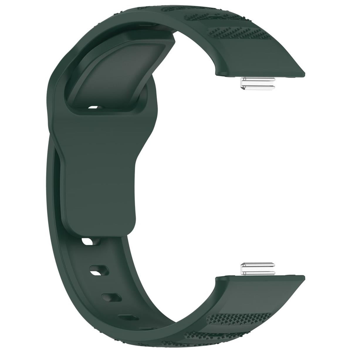 Sportarmband für Huawei Watch Fit 3 Verstellbar Silikon Band 24mm Grün