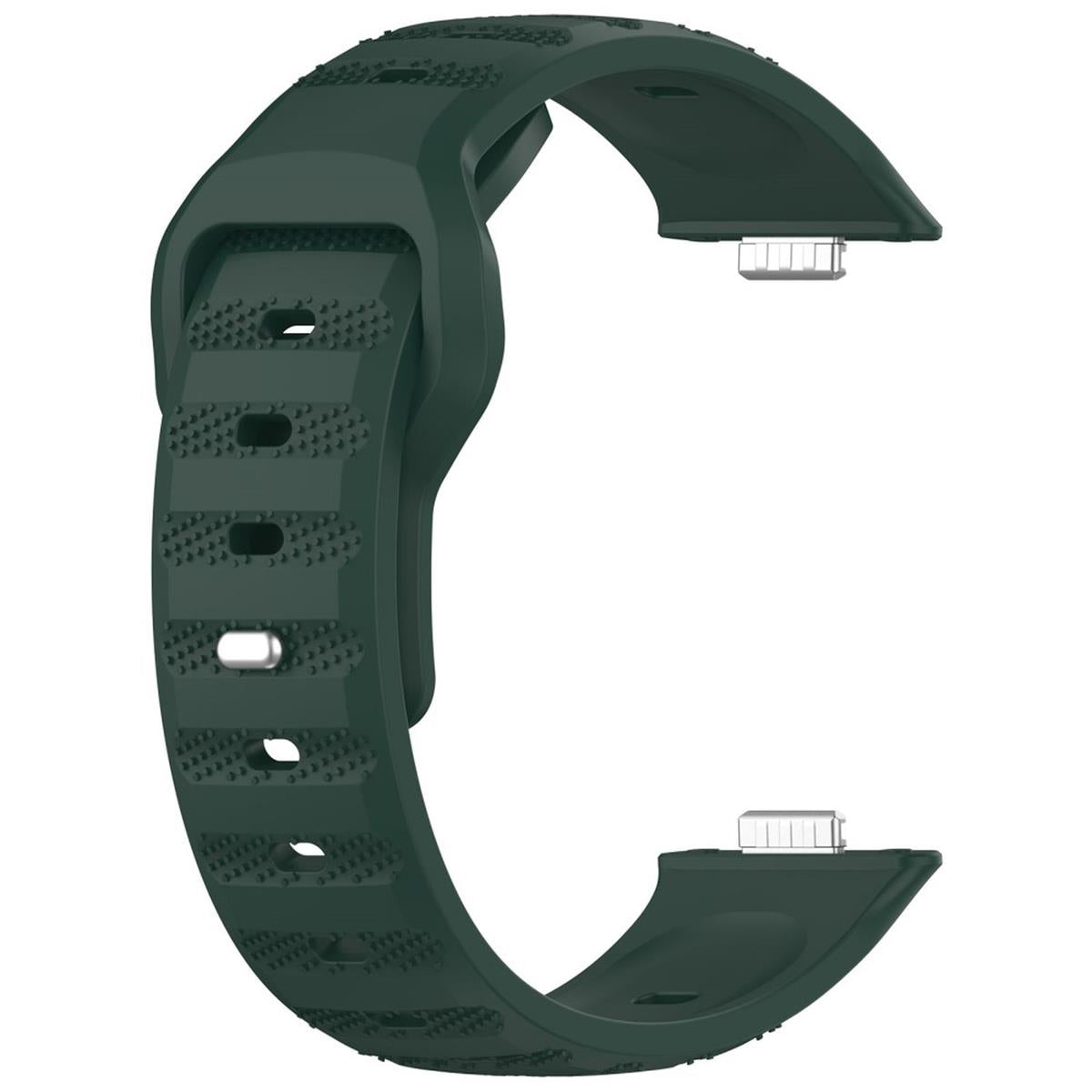 Sportarmband für Huawei Watch Fit 3 Verstellbar Silikon Band 24mm Grün