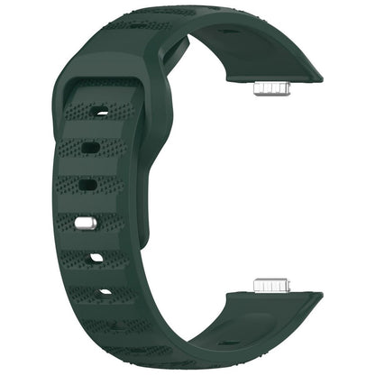 Sportarmband für Huawei Watch Fit 3 Verstellbar Silikon Band 24mm Grün