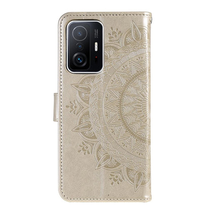 Hülle für Xiaomi 11T/11T Pro Handyhülle Flip Case Cover Schutzhülle Mandala Gold