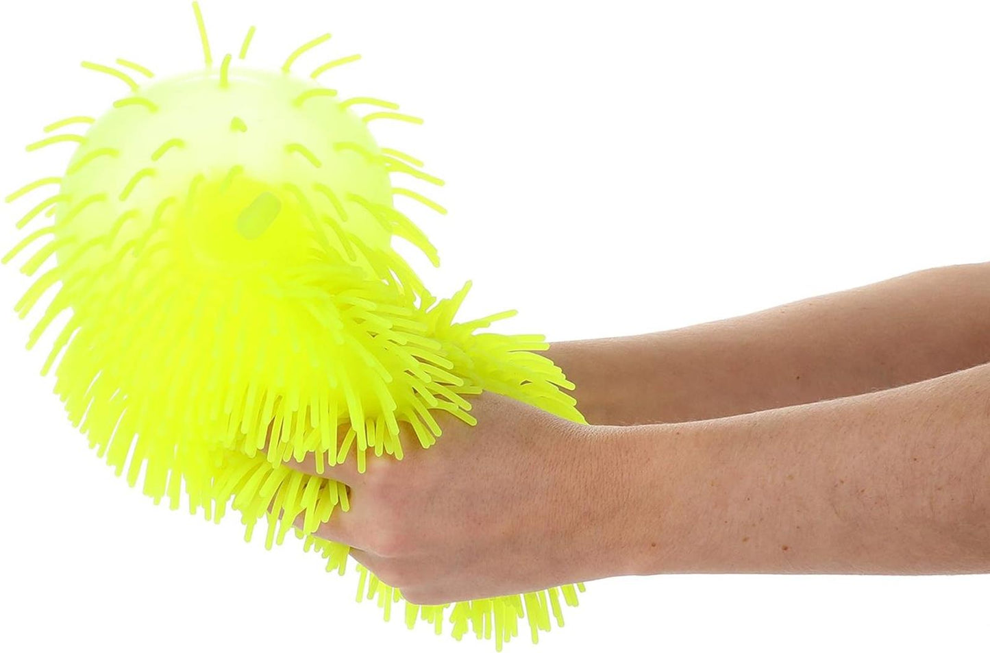 Toi-Toys Pufferz Pufferball für Kinder Knautschball Spielball für Wurfspiele Gelb