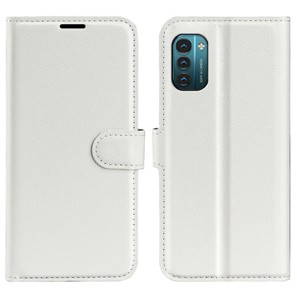 Hülle für Nokia G21/G11 Handyhülle Flip Case Schutzhülle Cover Tasche Etui Weiß