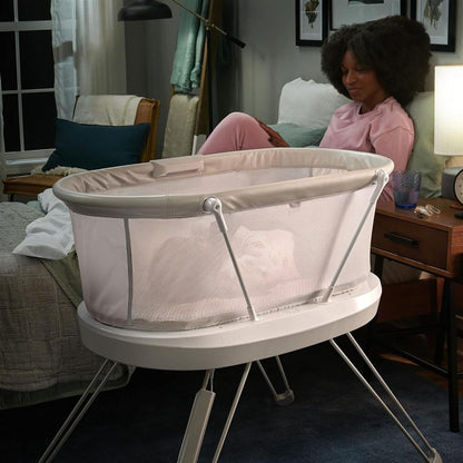 Fisher-Price GXL76 - Premium Babybett mit Smart Connect - Einstellbares Babybettchen