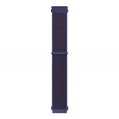 Armband für Samsung Galaxy Watch6/5/5Pro/4/3 Bracelet elastisch Nylon Blau-Rot