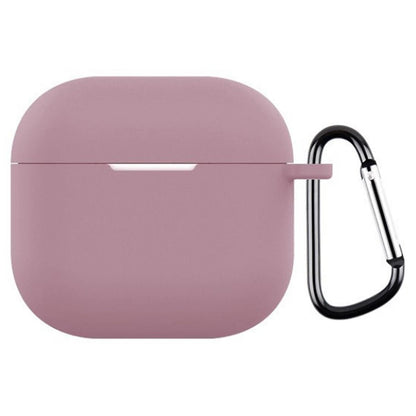 Hülle für Apple AirPods 4 Silikon Case Cover Etui Bumper Schutzhülle Dunkel Lila