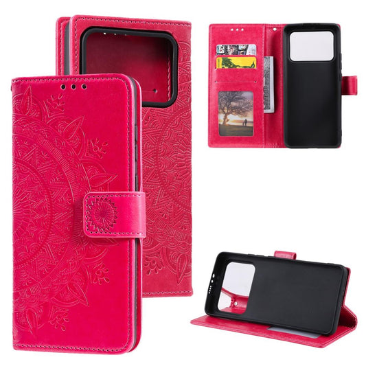 Hülle für Xiaomi Mi 11 Ultra Handyhülle Flip Case Cover Schutzhülle Mandala Pink