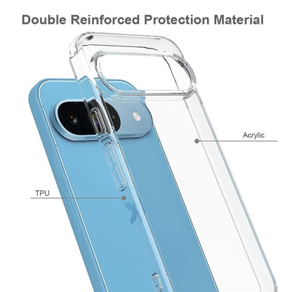 Hülle für Google Pixel 9 Handyhülle Case Hybrid Silikon Bumper Cover Klar