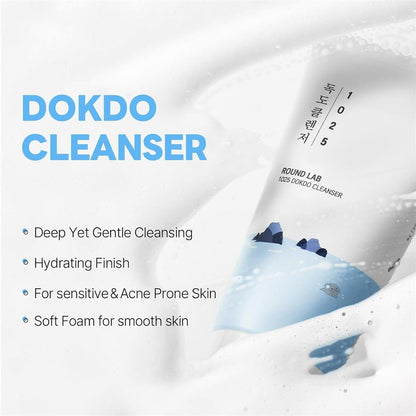 ROUND LAB 1025 DOKDO Gesichtsreiniger (150 ml, 5,07 fl.oz)